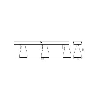 OSRAM stropné bodové svetlá PEAR, sivý, 3-pl. GU10-LED 2 700 K