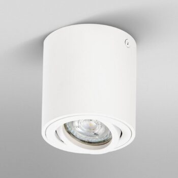 OSRAM stropné bodové svetlá ROUND, biely, Ø 8 cm, kov, GU10