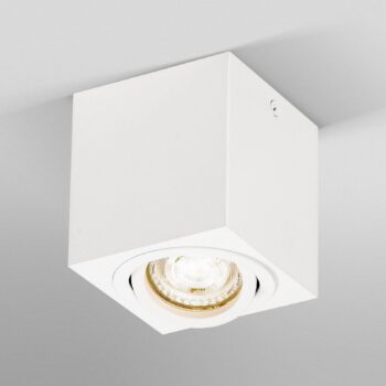 OSRAM stropné bodové svetlá SQUARE, biely, 8 x 8 cm, kov, GU10