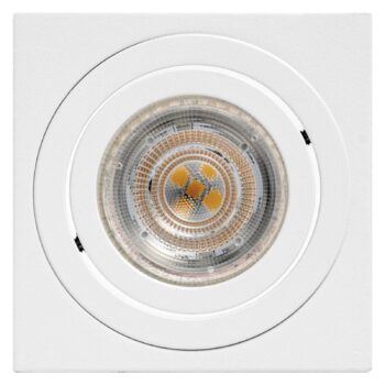 OSRAM stropné bodové svetlá SQUARE, biely, 8 x 8 cm, kov, GU10