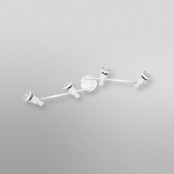 OSRAM stropné bodové svetlá, biely, 4-pl., kovový, GU10-LED 927 stmievateľné