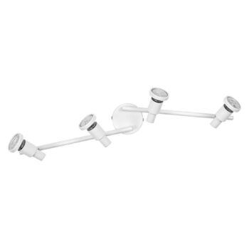 OSRAM stropné bodové svetlá, biely, 4-pl., kovový, GU10-LED 927 stmievateľné