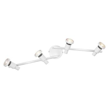 OSRAM stropné bodové svetlá, biely, 4-pl., kovový, GU10-LED 927 stmievateľné