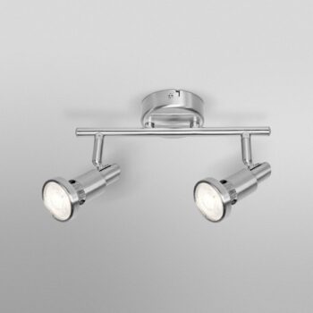 OSRAM stropné bodové svetlá, strieborný, kovový, 2-pl. GU10-LED 2 700 K