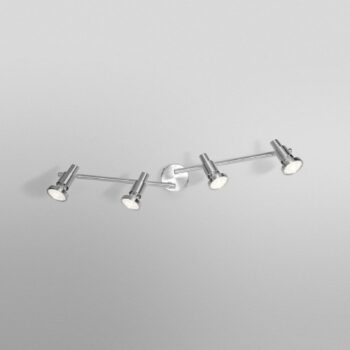 OSRAM stropné bodové svetlá, strieborný, kovový, 4-pl. GU10-LED 2 700 K