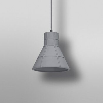 OSRAM závesné svietidlo CONCRETE BIM, sivá, Ø 20 cm, betón, E27