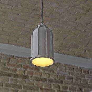 OSRAM závesné svietidlo CONCRETE SIM, sivá, Ø 12 cm, betón, E27
