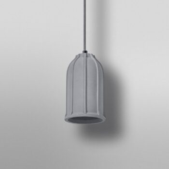 OSRAM závesné svietidlo CONCRETE SIM, sivá, Ø 12 cm, betón, E27
