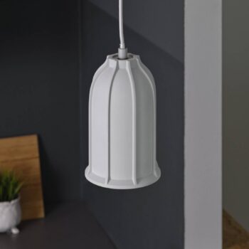OSRAM závesné svietidlo CONCRETE SIM, sivá, Ø 12 cm, betón, E27