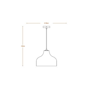 OSRAM závesné svietidlo HAT, hnedé, Ø 36 cm, vlnitá lepenka, E27