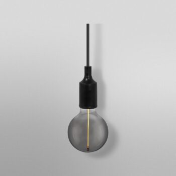 OSRAM závesné svietidlo VINTAGE 1906 BELL čierna plastová Ø 9 cm