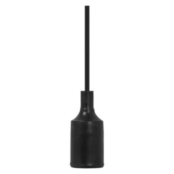 OSRAM závesné svietidlo VINTAGE 1906 BELL čierna plastová Ø 9 cm