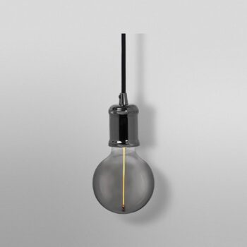 OSRAM závesné svietidlo VINTAGE 1906 BOBBIN, sivá, kov, Ø 10 cm