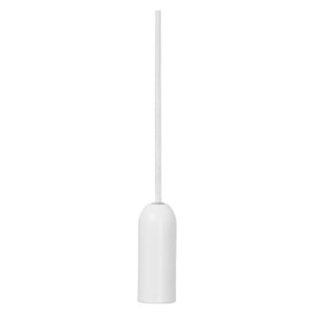 OSRAM závesné svietidlo VINTAGE 1906 ROUND, biele, kov, Ø 10 cm