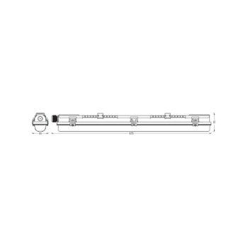OSRAM žiarovka do vlhkých priestorov SUBMARINE PCR 68 cm 1x G13 T8 LED IP65