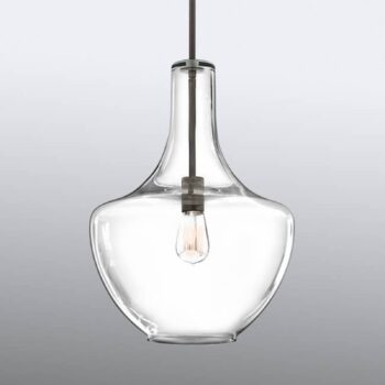 Objímka starožitný bronz – stredná lampa Everly