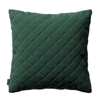 Obliečka Kinga pikovaná 43 x 43 cm, Mørkegrøn, 43 x 43 cm, Velvet, 704-25