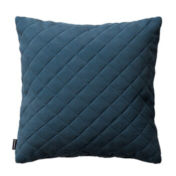 Obliečka Kinga pikovaná 43 x 43 cm, Petroliumsblå, 43 x 43 cm, Velvet, 704-16