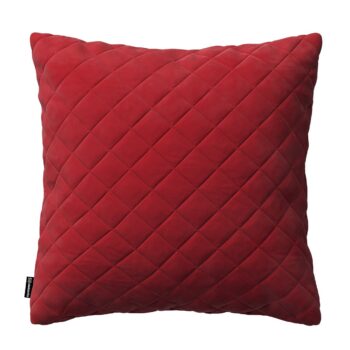 Obliečka Kinga pikovaná 43 x 43 cm, Rød, 43 x 43 cm, Velvet, 704-15