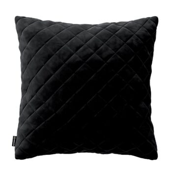 Obliečka Kinga pikovaná 43 x 43 cm, Sort, 43 x 43 cm, Velvet, 704-17