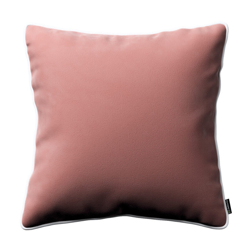 Obliečka Laura so šnúrkou, Koral, 43 x 43 cm, Velvet, 704-30 Obliečka Laura so šnúrkou, Koral, 43 x 43 cm, Velvet, 704-30