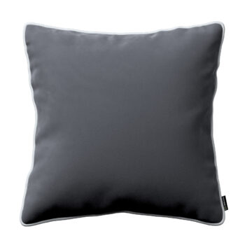 Obliečka Laura so šnúrkou, Mørkegrå, 43 x 43 cm, Velvet, 704-12
