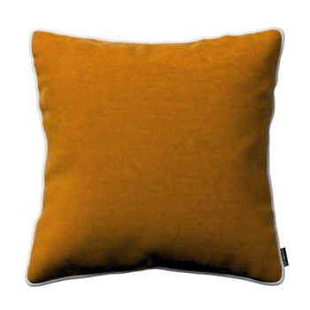 Obliečka Laura so šnúrkou, Sennepsgul, 60 x 60 cm, Velvet, 704-23