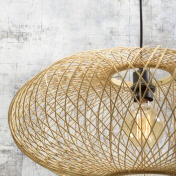 Oblúková lampa GOOD & MOJO Cango veľká, prírodná, výška 176 cm
