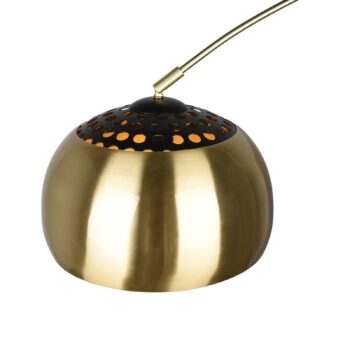 Oblúková stojacia lampa Argentína, mosadz