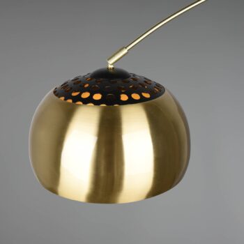 Oblúková stojacia lampa Argentína, mosadz