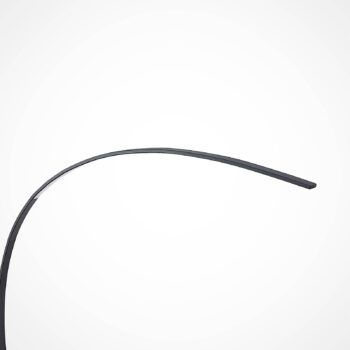 Oblúková stojacia lampa Lindby LED Kendra, čierna, hliník, výška 180 cm