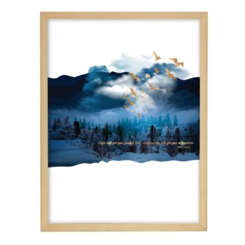 Obraz Imagination 30x40cm gold&navy, 30 x 40 cm