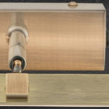 Obrazové LED svetlo Suren starožitná mosadz 30cm