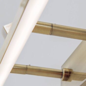 Obrazové LED svetlo Suren starožitná mosadz 79,5cm