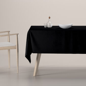 Obrus na stôl obdĺžnikový, čierna, Crema, 179-11