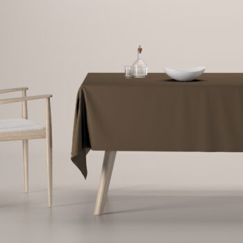 Obrus na stôl obdĺžnikový, mocca, Cotton Panama, 702-02