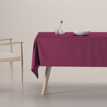 Obrus na stôl obdĺžnikový, slivková, Cotton Panama, 702-32
