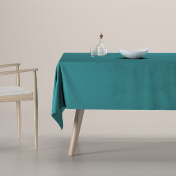 Obrus na stôl obdĺžnikový, turkus, Crema, 178-10