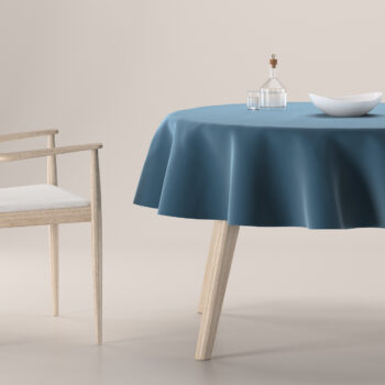 Obrus okrúhly, Petroliumsblå, Velvet, 704-16