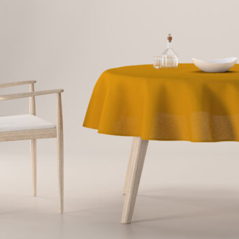 Obrus okrúhly, med, Linen, 159-14