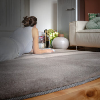 Obsession, AKCIA: 80x80 (průměr) kruh cm Kusový koberec My Jazz 730 taupe, hnedá, obývacia izba