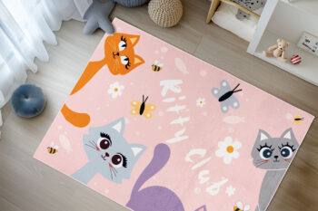 Obsession, Detský kusový koberec Magic Kids ML 104 Kicl, 115x160, ružová, detská izba