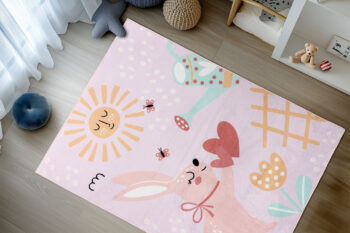 Obsession, Detský kusový koberec Magic Kids ML 106 Lora, 160x230, ružová, detská izba