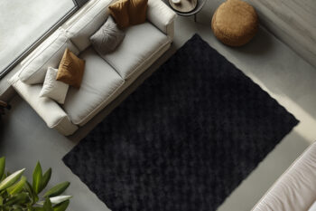 Obsession, Kusový koberec Diamond Cut 800 Anthrazit, 160x230, čierna, obývacia izba