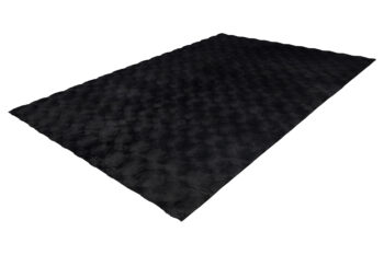 Obsession, Kusový koberec Diamond Cut 800 Anthrazit, 80x150, čierna, obývacia izba