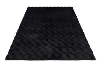 Obsession, Kusový koberec Diamond Cut 800 Anthrazit, 80x150, čierna, obývacia izba
