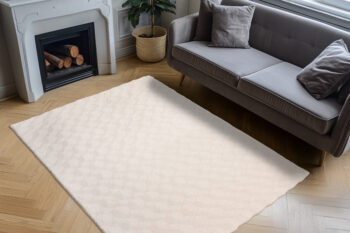 Obsession, Kusový koberec Diamond Cut 800 Cream, 120x170, béžová, obývacia izba