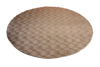 Obsession, Kusový koberec Diamond Cut 800 Cream kruh, 120x120, béžová, obývacia izba