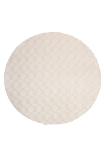 Obsession, Kusový koberec Diamond Cut 800 Cream kruh, 200x200, béžová, obývacia izba