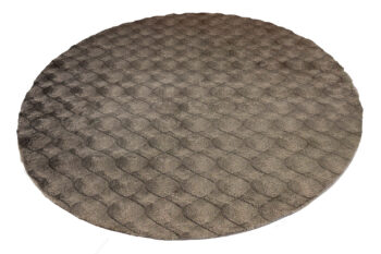 Obsession, Kusový koberec Diamond Cut 800 Grey kruh, 120x120, šedá, obývacia izba
